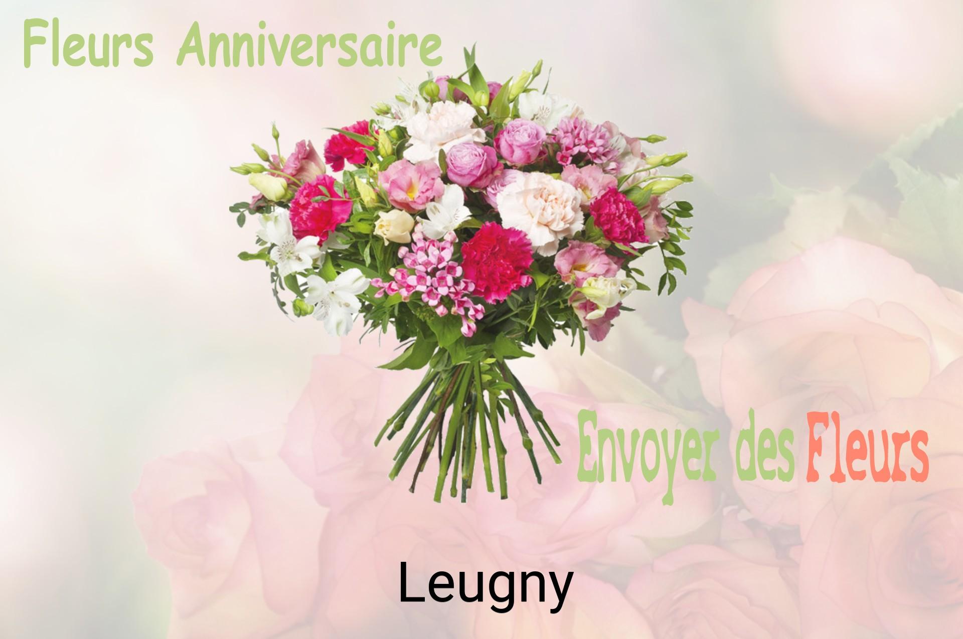Bouquet de fleurs d’anniversaire livré à Leugny