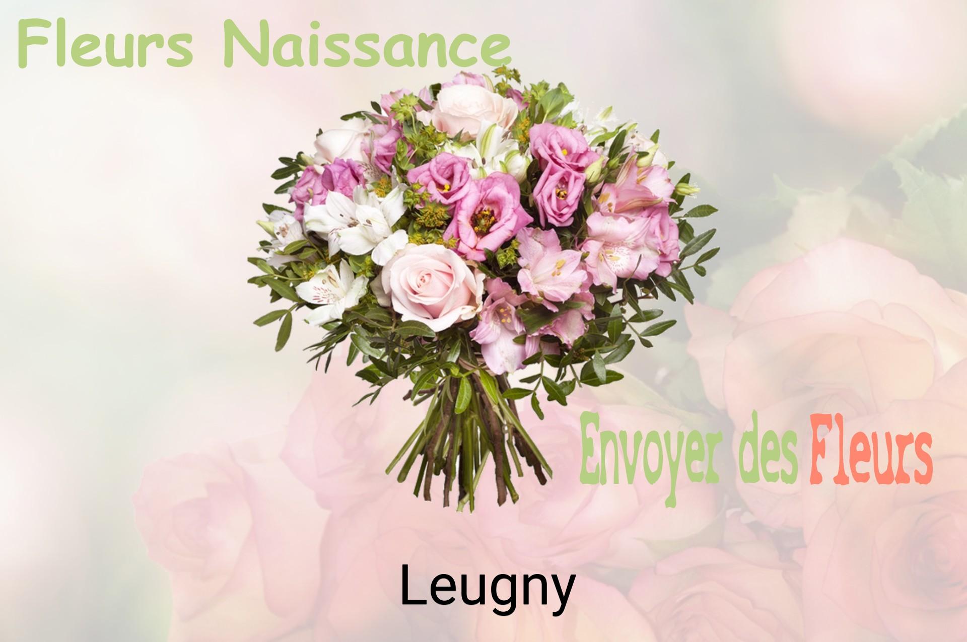 Bouquet de fleurs de naissance livré à Leugny